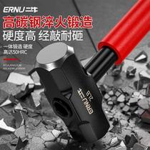 Octagonal hammer with sleeve hammer hammer tool solid wall hammer conjoined heavy-duty hand hammer integrated wall demolition hammer