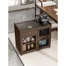 Yipin Qiantang mobile tea table small tea table household tea cabinet balcony tea cart tea table set tea tray kettle integrated