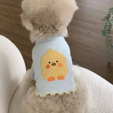 Кошачья одежда Dog Summer ins тонкая плюшевая бишонская одежда для медвежьей собаки