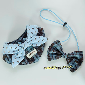Pet new year scarf, bib, cat and dog hat, bow tie, saliva scarf, red matching photo new year decoration