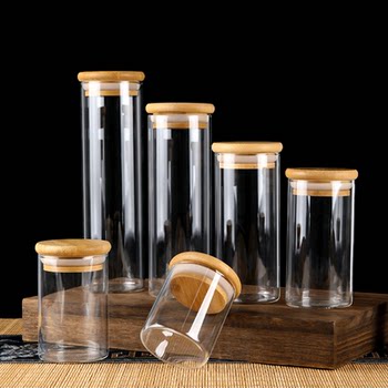 Pearl can small glass bottle wenhua sealed can box agarwood incense can storage bracelet storage box cute particle storage can