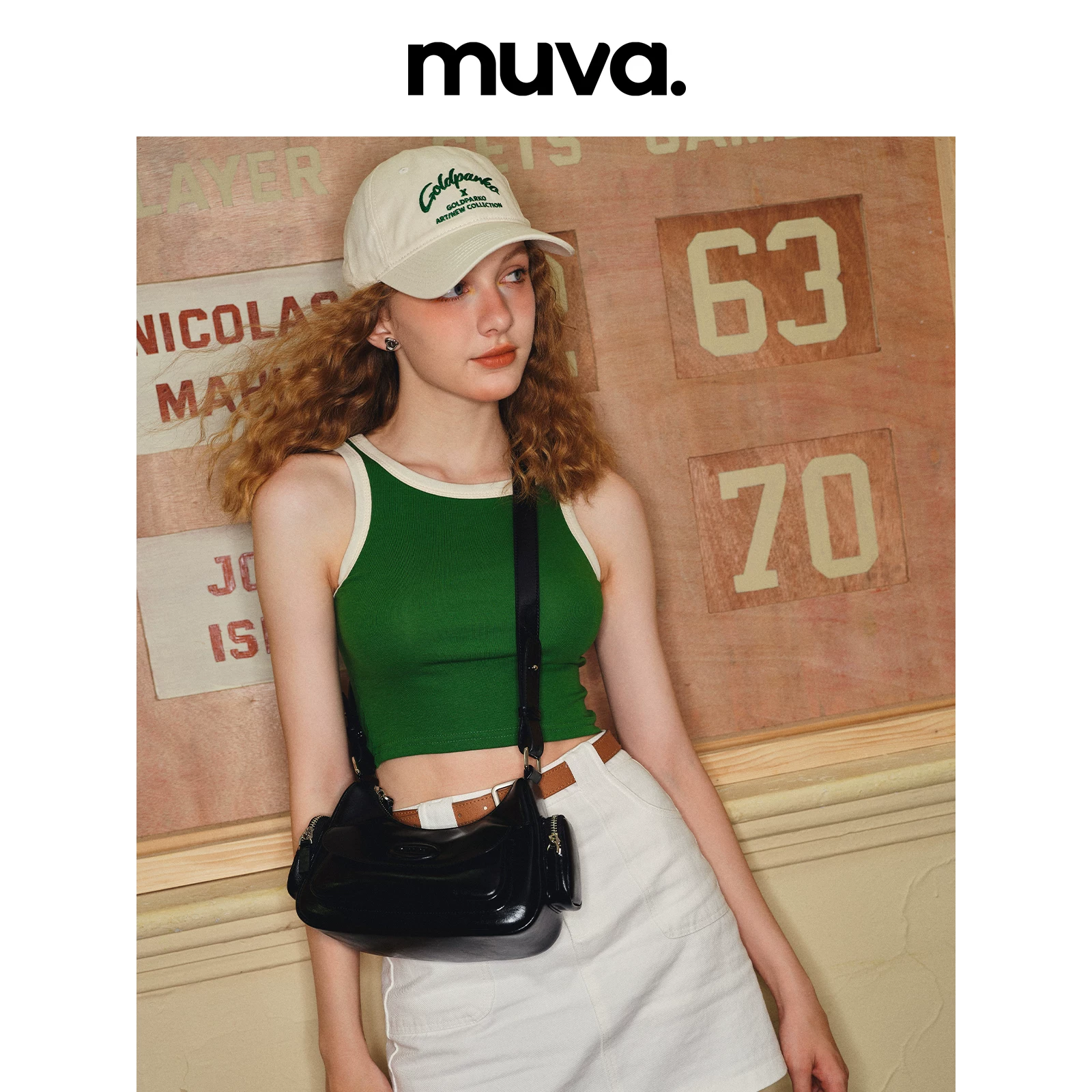 Настоящая подмышечная сумка, кошелек, сумка через плечо