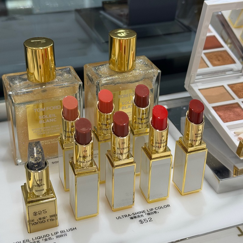 Tf03 White Tube Tf158 Tom Ford White Tube Lipstick 20 159 Gilt Lip Oil Snow Reflection Lip Gloss