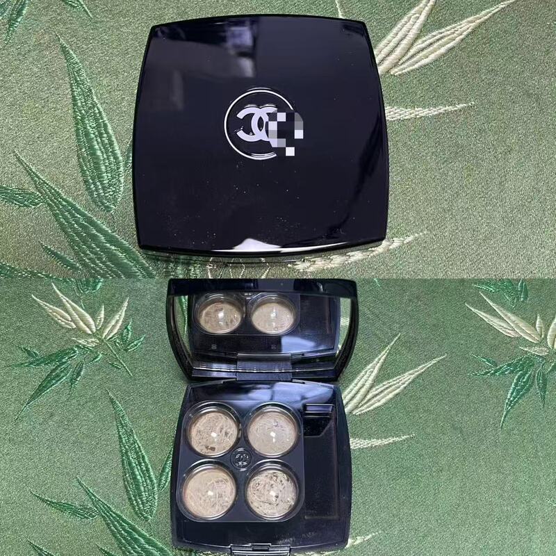 Chanel Four-Color Eyeshadow Empty Case Original Authentic Chanel Original Box Original Eyeshadow Brush Eyeshadow Stick
