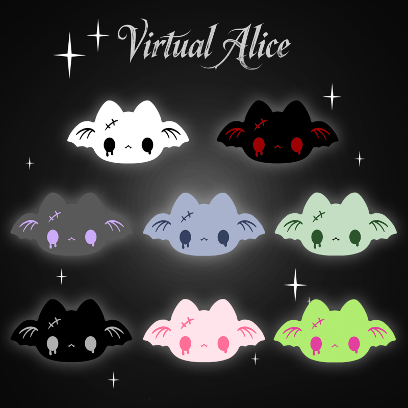 Cute Cartoon Bat Acrylic Subculture Dark Gothic Style Duckbill Hair Clip Hair Accessory Hairpin Cute Cartoon Bat Acrylic Subculture Dark Gothic Style Duckbill Hair Clip Hair Accessory Hairpin