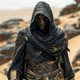 Wasteland-Style Scarf, Cape, Shawl, Battle-Damaged Cloak, Headscarf, Desert Scarf, Ruins Cosplay, Medieval Retro Vintage