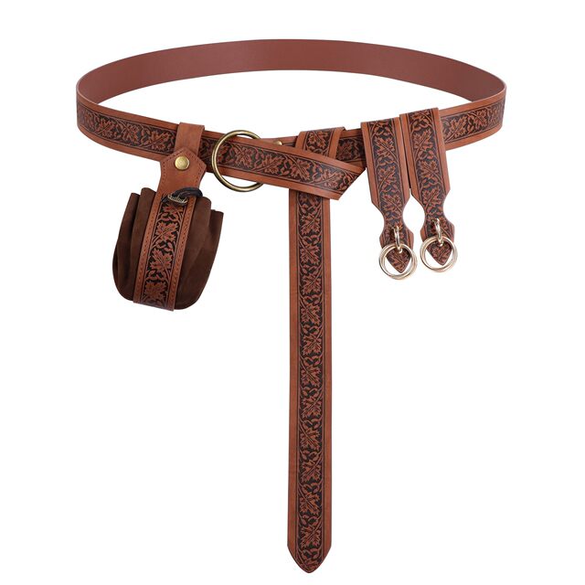 Medieval Viking Belt Pouch, Potion Bottle, Faux Leather Belt Bag, Skirt, in Stock, Renaissance Belt