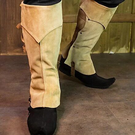 Medieval Boot Covers, Nordic Viking Retro Shin Guards, Renaissance Cosplay Leg Guards, Shoe Covers
