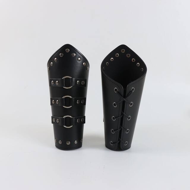 Halloween Costume Accessories Set: Shoulder Armor, Wrist Guards, Arm Guards, Waist Bag, Belt, Mask, Vintage Knight Carnival Cosplay