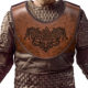Nordic Style Viking Chest Armor, Vintage Embossed Leather Armor, Cosplay Stage Props