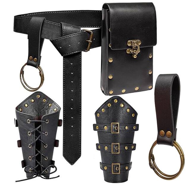 Steampunk Mobile Phone Bag, Coin Purse, Medieval Bag, Belt, Renaissance Cosplay Costume