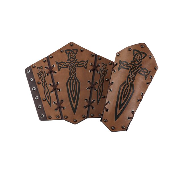 European Medieval Retro Steampunk Wrist Guards Knight Arm Guards Archer Arm Guards Cos Stage Performance Props