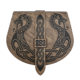 Medieval Ship-Patterned Saddle Bag, Can Be Hung on a Belt, Waist Bag, Nordic Viking Style, Retro Cosplay Prop