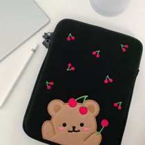 New foreign trade Korean designer liner bag to store cherry tablet bag half dimension