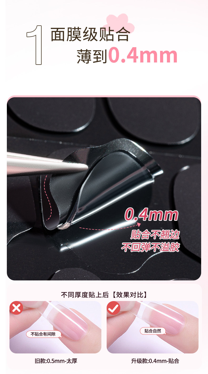 Solid UV Jelly Nail Glue: Mess-Free UV Gel Adhesive - Detail image 4