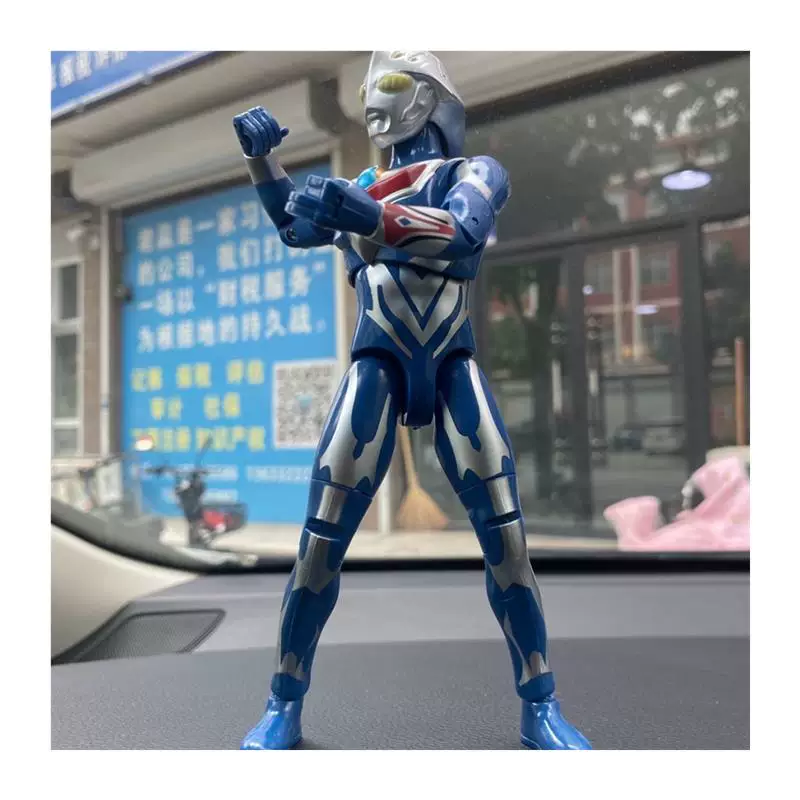 Ultra, подвижный Ultraman Тига, минифигура, синий набор