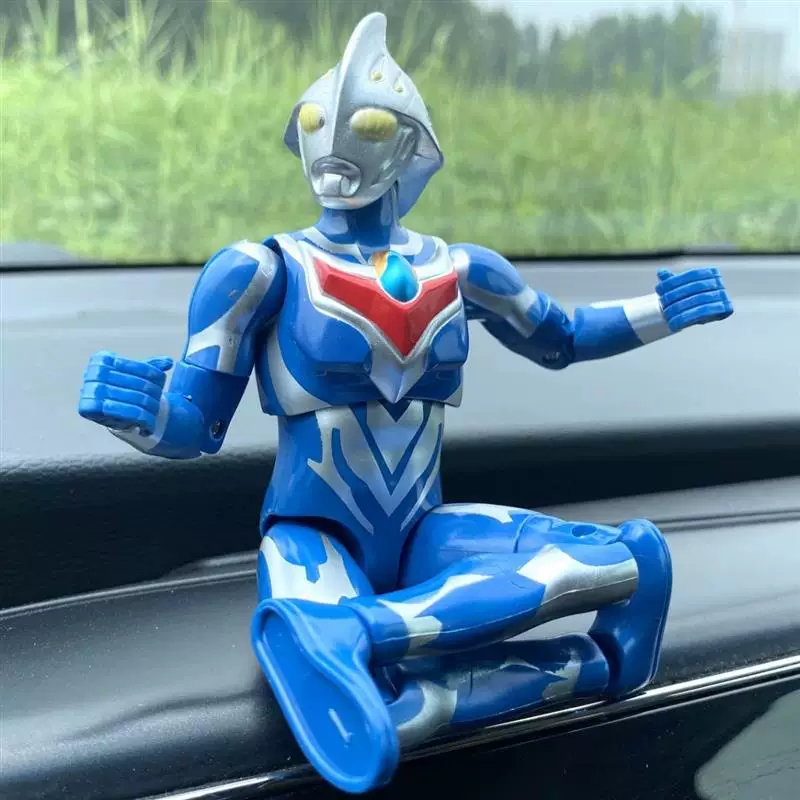 Ultra, подвижный Ultraman Тига, минифигура, синий набор