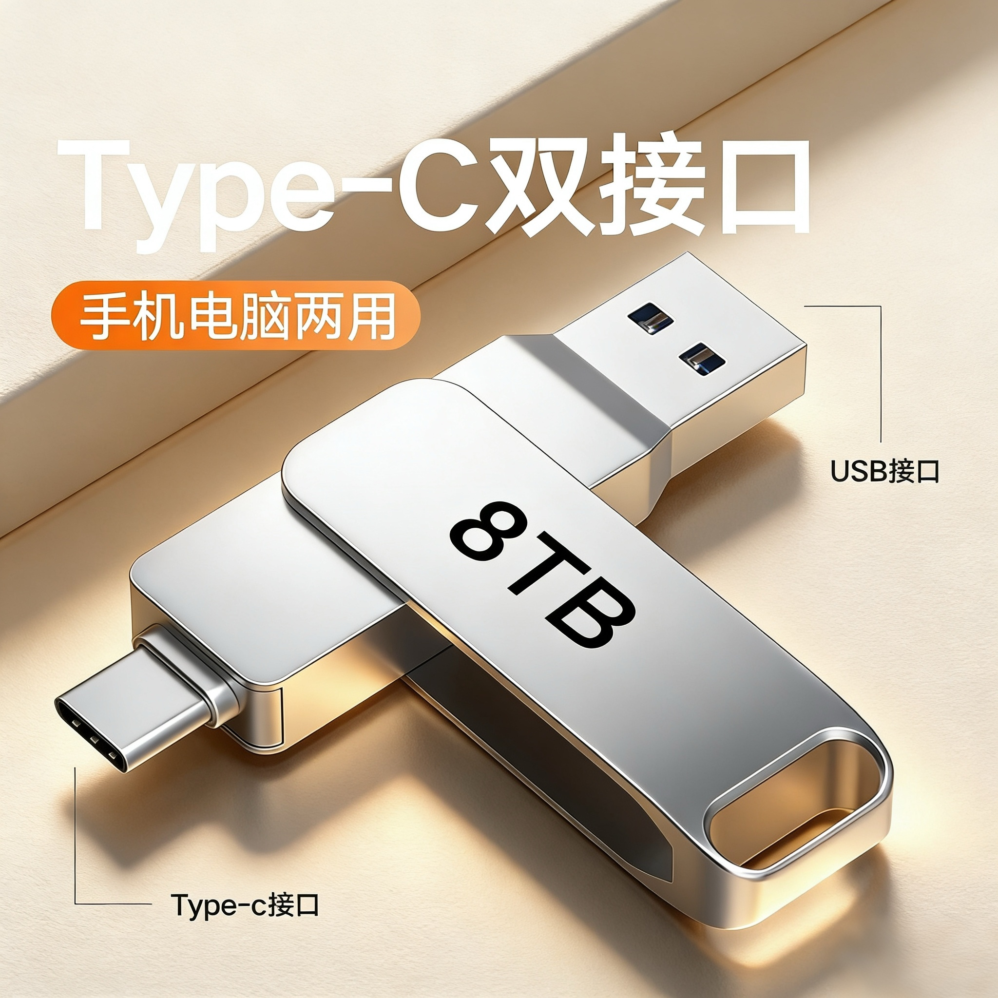 Мобильный 512g крупнотоннажный 2T высокоскоростной USB3.0 мобильный телефон компьютер автомобильный с 1t дисковым офисом двойной интерфейс Type-C