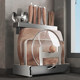 Swiss Joico Kitchen 304 Stainless Steel Multifunctional Knife Cutting Board Integrated Countertop Knife Storage Rack