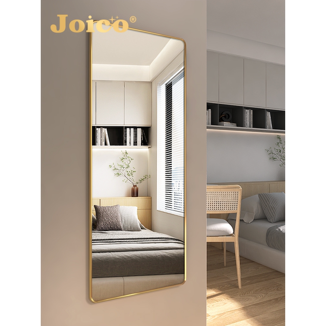 Swiss Joico Light Luxury High-End Full-Length Mirror Wall-Mounted Entrance Mirror with Frame for Home Use Explosion-Proof Fitting Mirror