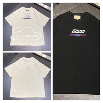 French direct delivery to Gucci Gucci 24 summer new double G letter print fashion casual short-sleeved T-shirt for men