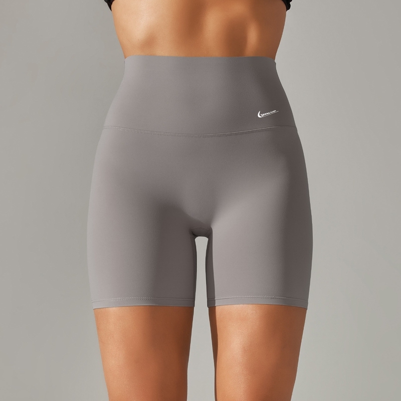Outlet Nk Sports Three-Quarter Pants High-Waisted Butt-Lifting Naked-Feel Yoga Pants Women's Elastic Outerwear Quick-Drying Fitness Shorts