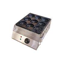 New electric heating square egg burger machine stall commercial 9 hole 18 hole egg burger red bean cake machine internet celebrity manufacturer
