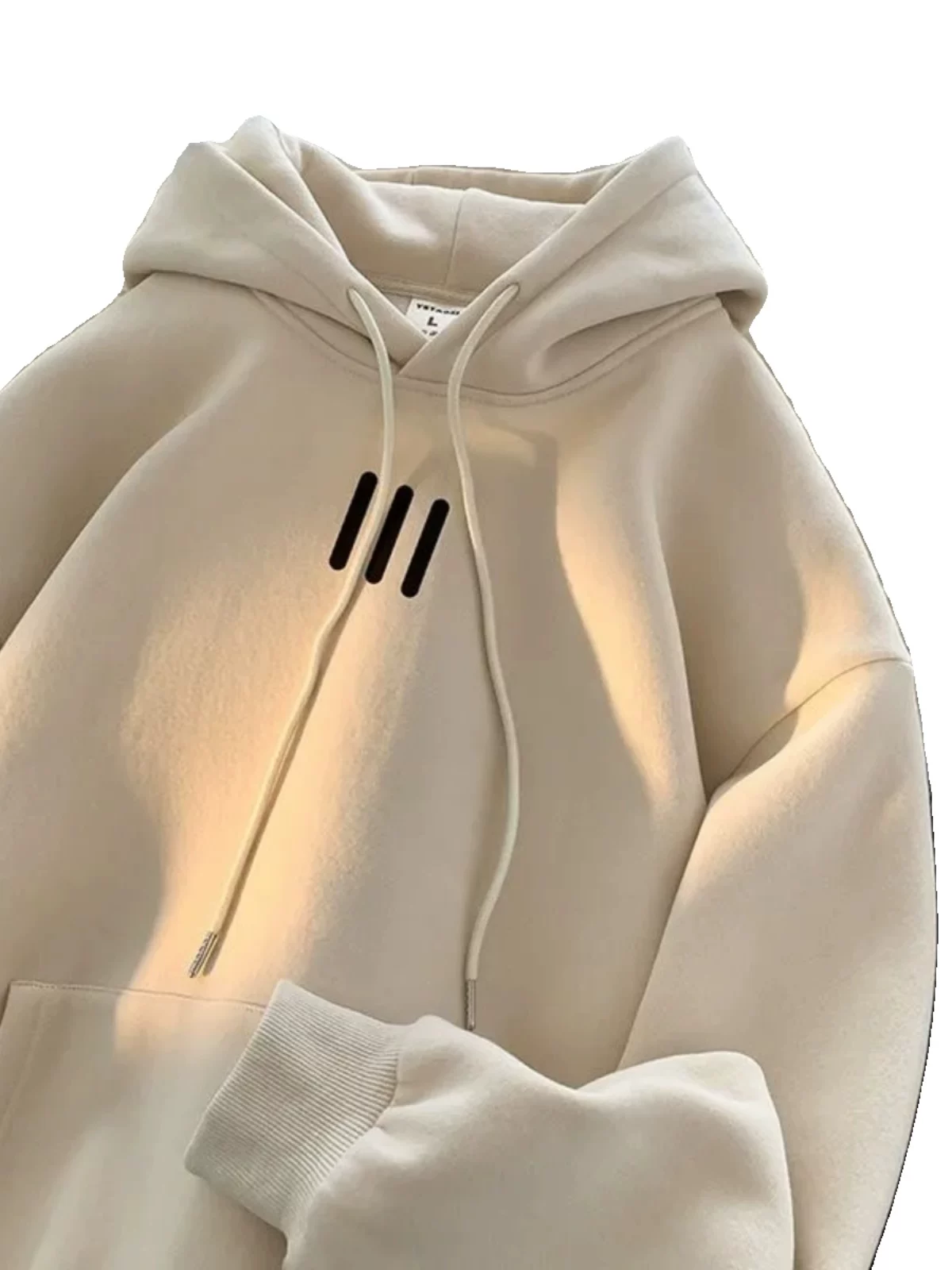 Хлопковое демисезонное худи, куртка, 100% хлопок, оверсайз, американский стиль