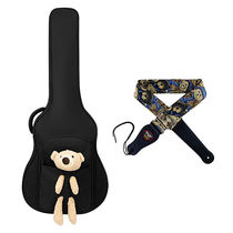 Akusticus Cartoon Bear Guitar Bag Folk Acoustic Guitar Bag Thickened Backpack Guitar Cover Bag Guitar