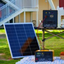 Solar power generation system household full set of 220v all-in-one photovoltaic panel small outdoor refrigerator emergency lithium battery