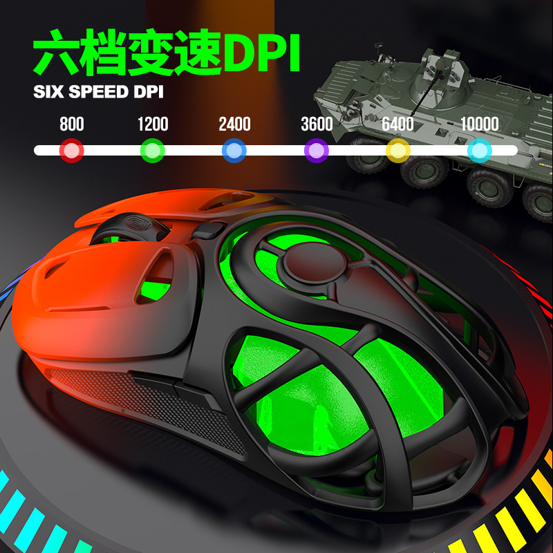 Viper X10 Bluetooth Mouse Wireless Three-Mode Laptop Gaming Office 1K Refresh Rate Lol Small Hand