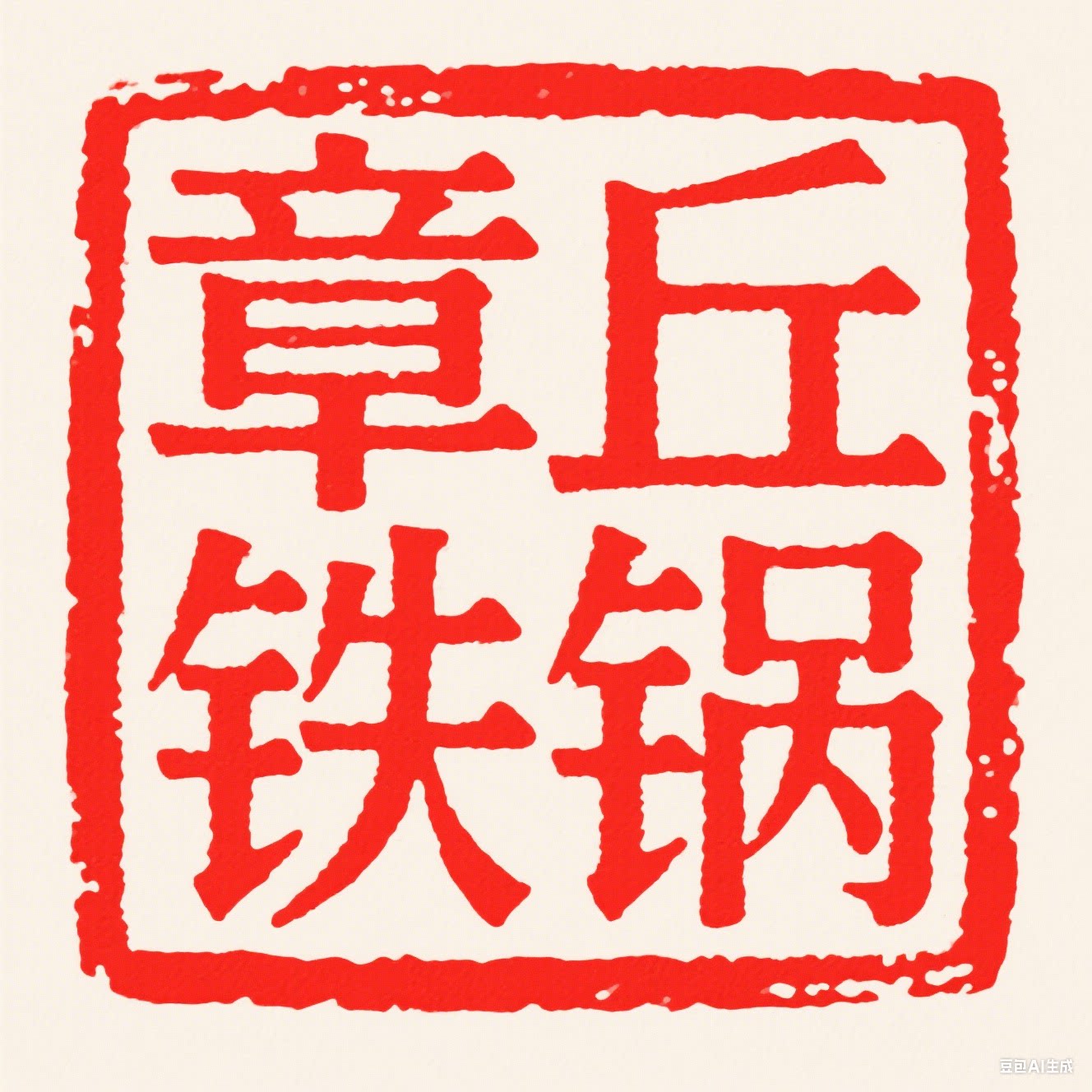 章丘正宗手工锻打铁锅坊的LOGO