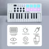 M-Va ve Midi 25-ключ-контроллер клавиатура Piano Portable USB KE