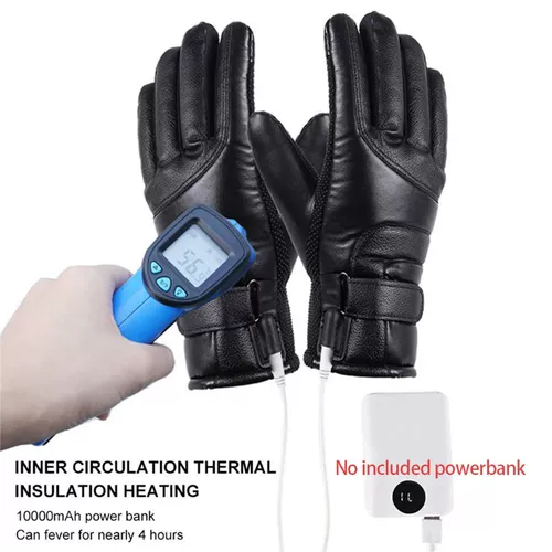 Зимние электрические перчатки с подогревом без батареи USB HAPLE HEA HEA