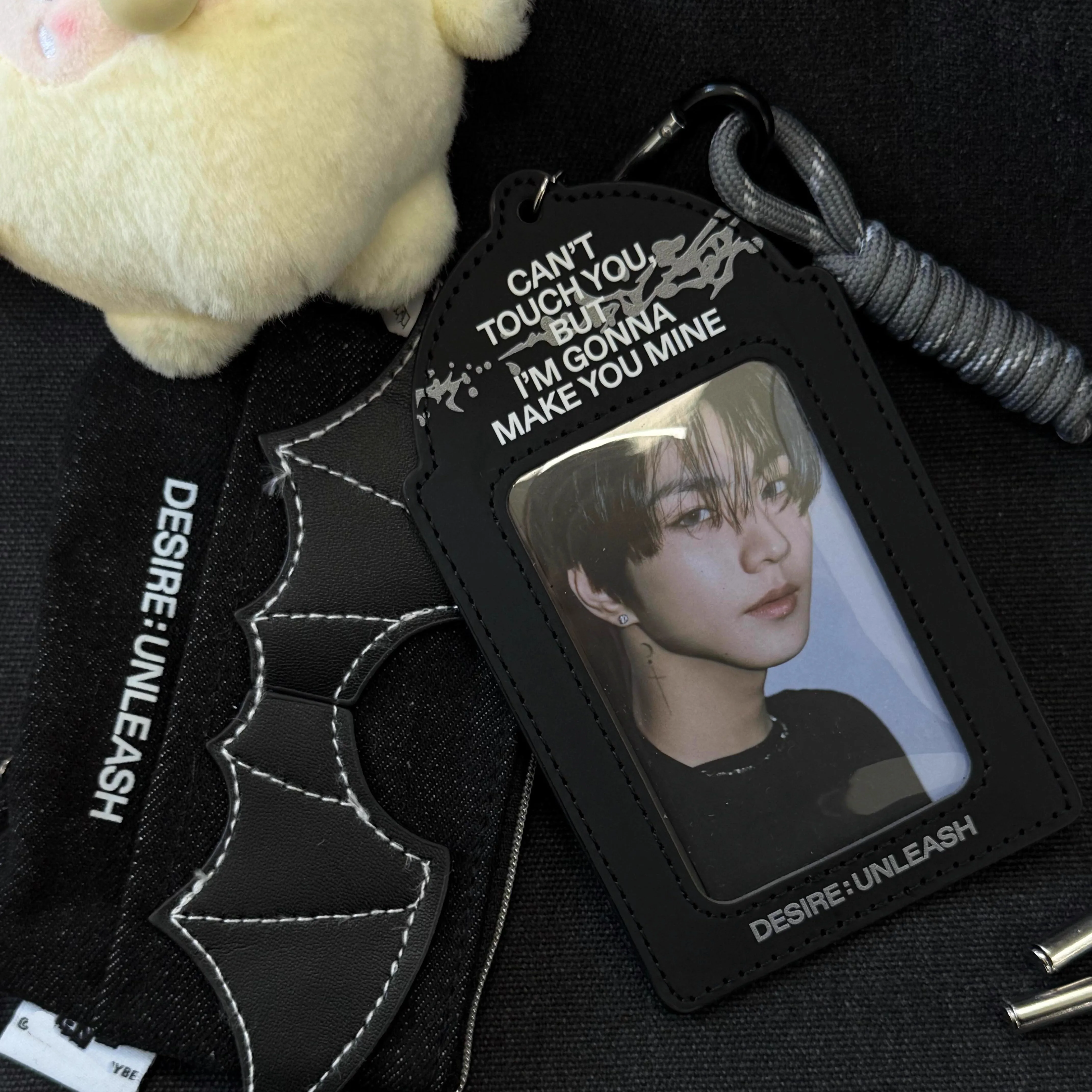 [enhypen3 Polaroid idol chasing mini card storage case backpack pendant]