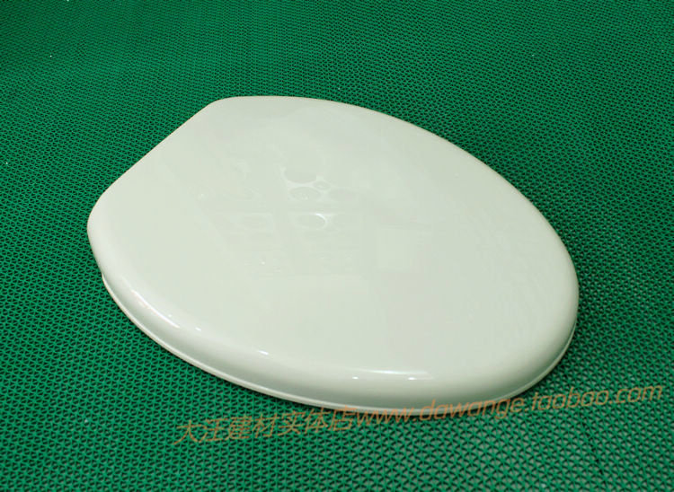 Slow down mute Horse lid Thickened Toilet Cover Cover Bone Color Expansion Screw Locking Type Toilet Lid Sublid