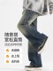 WASSUP TIGER bootcut jeans ຜູ້ຊາຍລະດູໃບໄມ້ປົ່ງແລະດູໃບໄມ້ລົ່ນອາເມລິກາ vibe retro ກາງເກງກາງເກງຂາສັ້ນກະທັດຮັດ