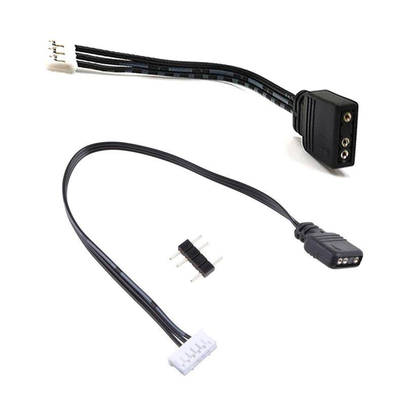 Fan Controller Adapter Cable 5V 3-pin To 6pin 4pin Converte