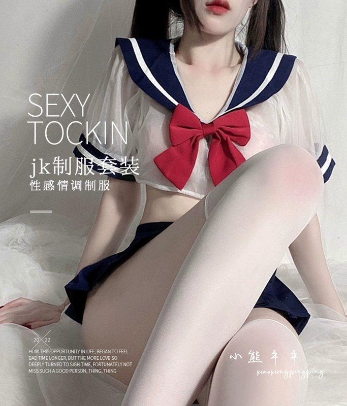 học cosplay JK Đồng Phục Nguyên Chất Desire Nguyên Chất Desire Bộ Đồ Ngủ Gợi Cảm Quần Lót Nữ Sinh Viên Dễ Thương Loli Nhật Bản Phù Hợp Với Váy Ngắn Trong Suốt đồ ngủ sexy cosplay học sinh Nhật Bản cospay nu sinh nhat ban
