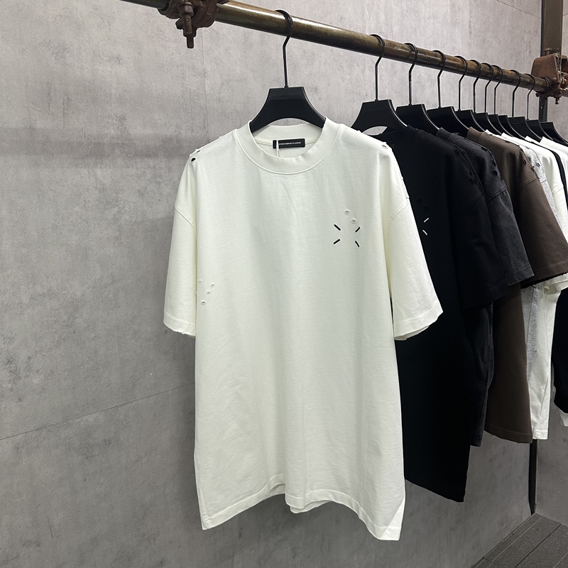 American-Style Heavyweight Tengqingyuan26 New Embroidered Logo Round-Neck Loose Casual Simple Short-Sleeve Unisex Model American-Style Heavyweight Tengqingyuan26 New Embroidered Logo Round-Neck Loose Casual Simple Short-Sleeve Unisex Model