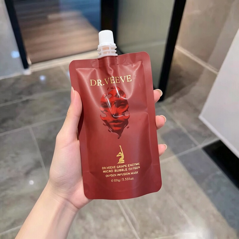 Dr.Veeve Five-Dimensional Rejuvenating and Purifying Grape Enzyme Small Bubble Oxygenating Mask Porcelain Doll [Official Genuine Product]