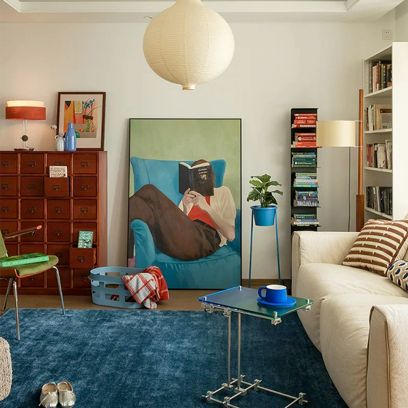 Niche Art Wall Hangings, Medieval Bauhaus Style Decorative Paintings, High-End Large Floor-To-Ceiling Paintings for Coffee Shops and Libraries