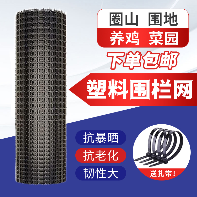 Chicken Plastic Fence Net, Chicken Corral Net, Corn Farming, Fish Pond, Orchard, Vegetable Garden Isolation Fence, Grid Protection Net