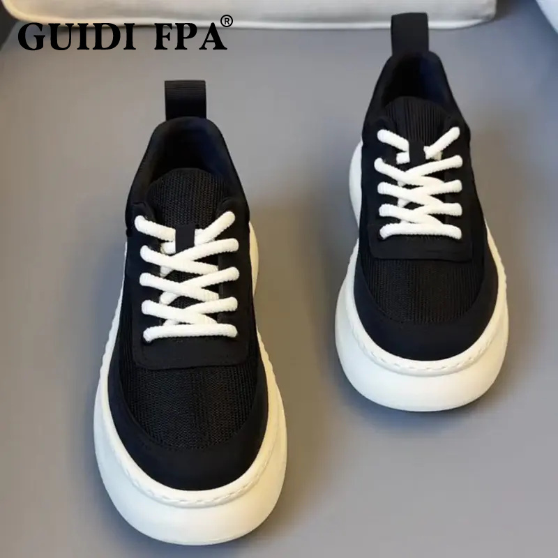 Guidi Fpa2026 European Summer New Casual Ice Silk Mesh Shoes Low-Top Trendy Men's High-Appearance Casual Shoes