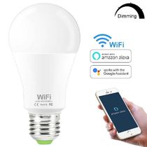 Smart Light Lamp Wifi Bulb 15W E27 B22 Dimmable LED Night Li