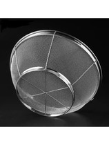 304 stainless steel filter water leakage kitchen vegetable basket drain basin mesh basket household rice washing basket rice washing sieve god