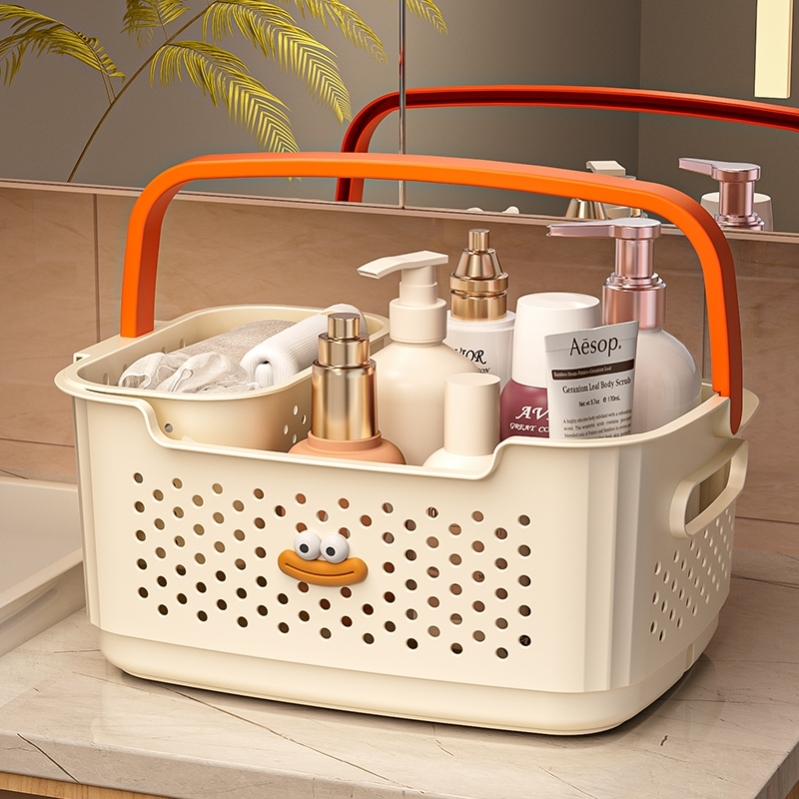 Japanese Storage Basket for Bathing Household Satchel Plastic Bathroom Shower Bathroom Toiletries Storage Basket Storage