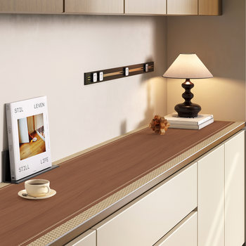 Sideboard table mat, tv counter top protection mat, light luxury and high-end leather tablecloth, waterproof entrance shoe cabinet cover Sideboard table mat, tv counter top protection mat, light luxury and high-end leather tablecloth, waterproof entrance shoe cabinet cover