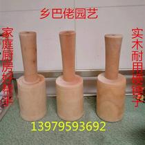 Meat hammer solid wood hammer camellia wood hammer pine meat hammer solid wood pine meat hammer wooden meat hammer conjoined wooden hammer cake rolling machine