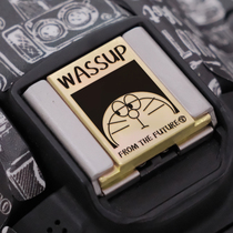 (Customized Doraemon brass hot shoe cover) suitable for Sony Canon Fuji Nikon and Hasselblad cameras